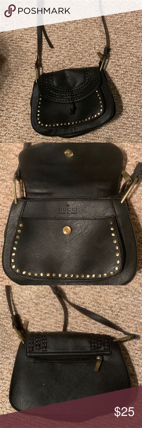 black gucci crossbody knockoff|gucci disco dupe.